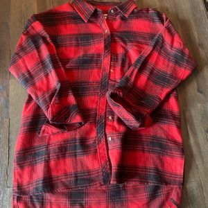 Size small flannel!